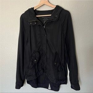 American Eagle Outfitters Women's Black Utility Jacket